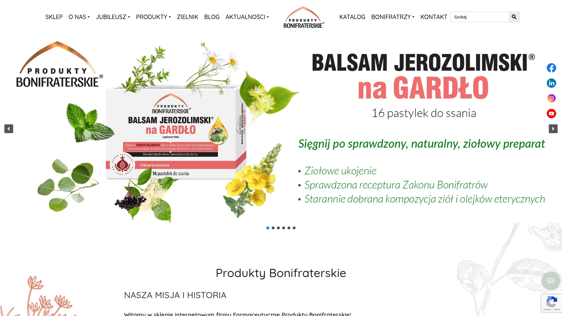produktybonifraterskie.pl screenshot