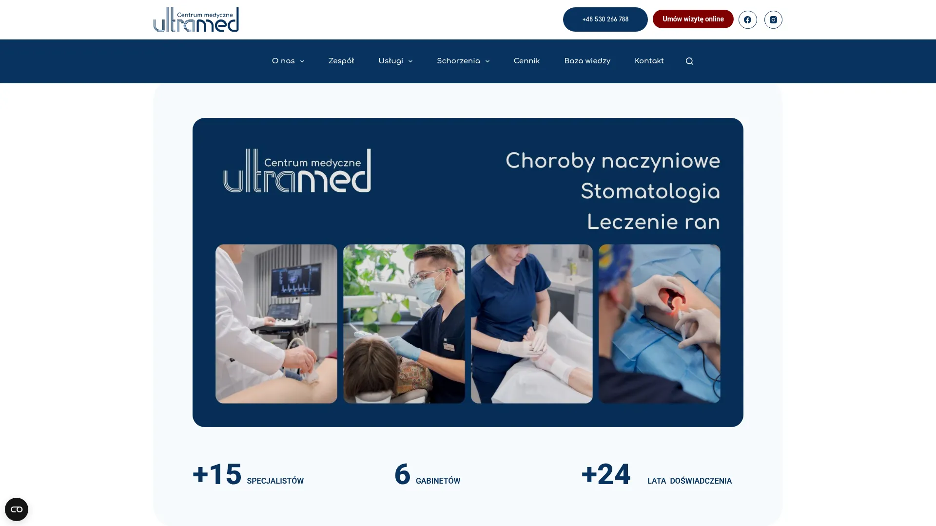 www.ultramed-krakow.pl screenshot