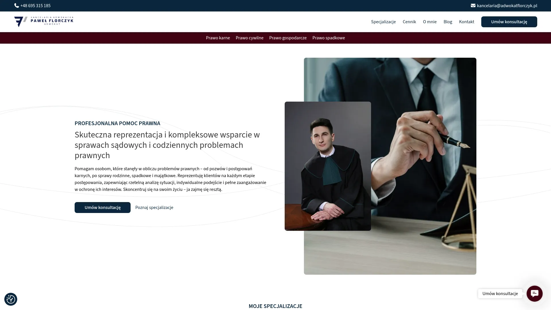adwokatflorczyk.pl screenshot