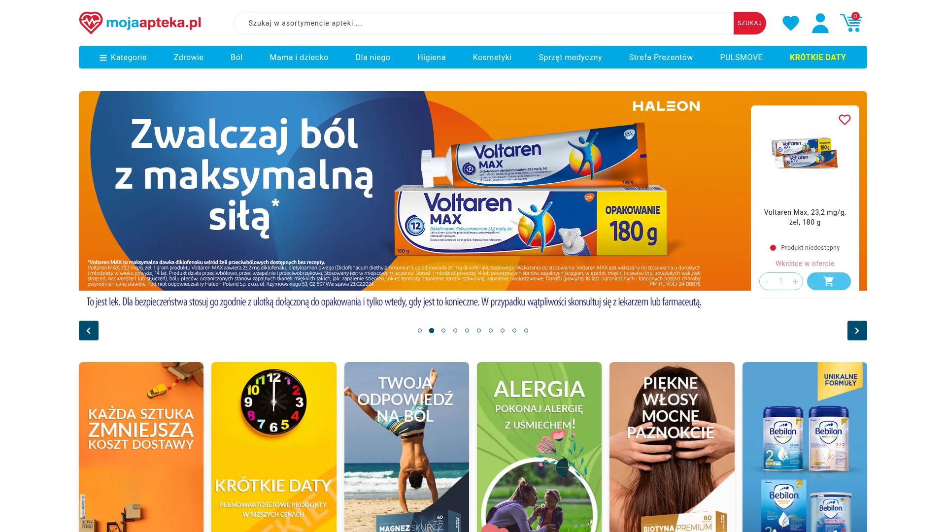 mojaapteka.pl screenshot